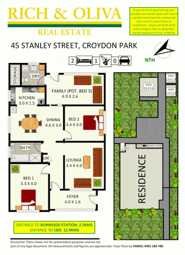 Floorplan of Homely house listing, 45 Stanley Street, Croydon Park NSW 2133