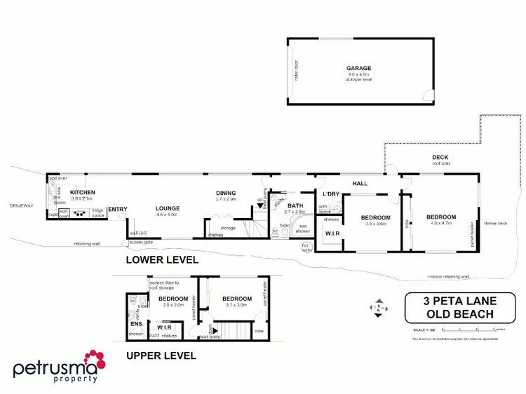 Floorplan of Homely house listing, 3 Peta Lane, Old Beach TAS 7017