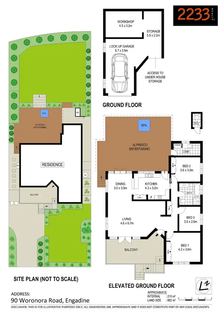 Floorplan of Homely house listing, 90 Woronora Road, Engadine NSW 2233
