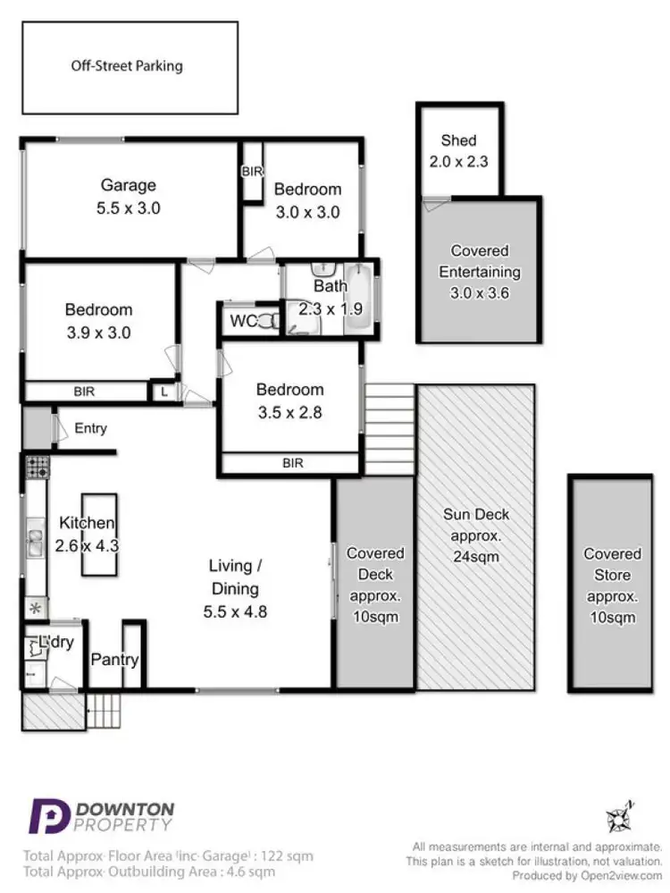 Floorplan of Homely villa listing, 2/154 Branscombe Road, Claremont TAS 7011