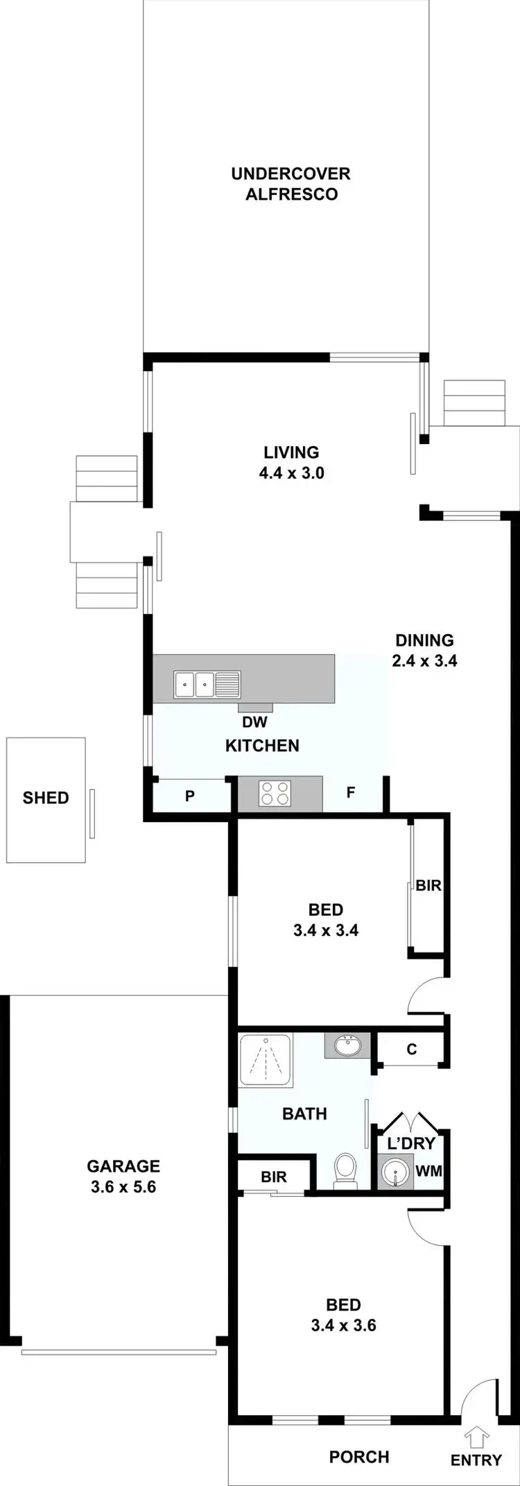 Floorplan of Homely house listing, 71 Porter Road, Heidelberg Heights VIC 3081