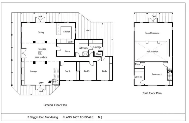 Floorplan of Homely house listing, 3 Baggins end, Mundaring WA 6073