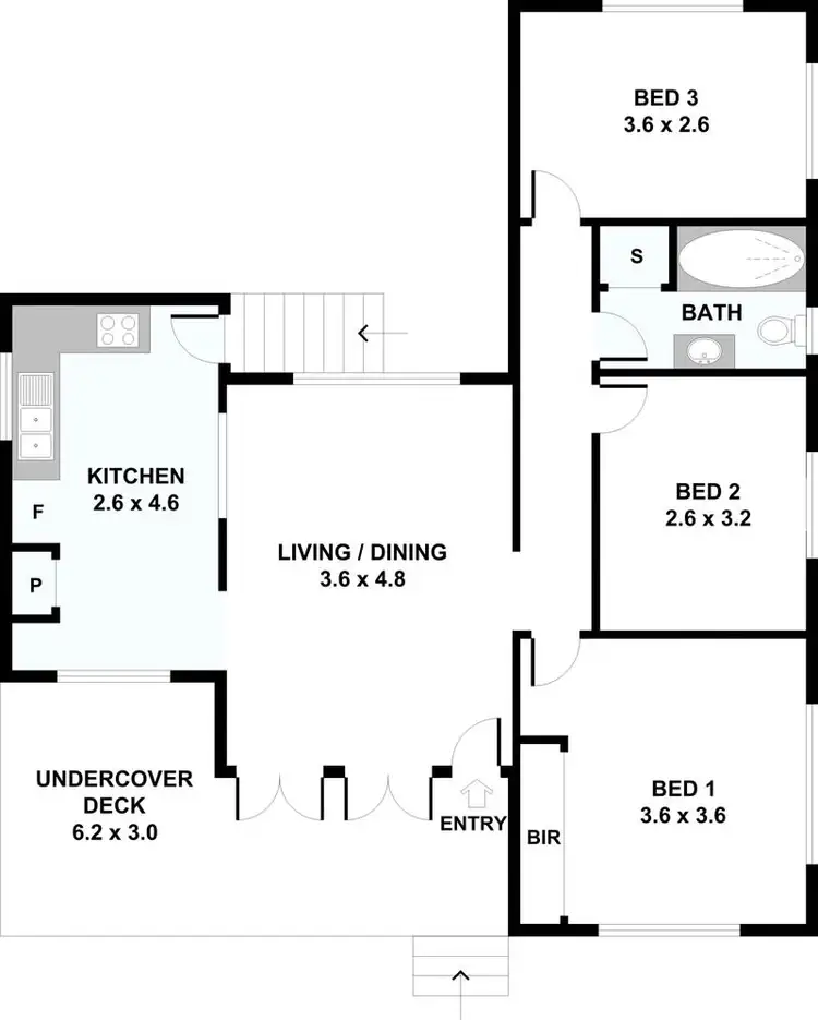 Floorplan of Homely house listing, 43 Agnes Street, Wynnum QLD 4178