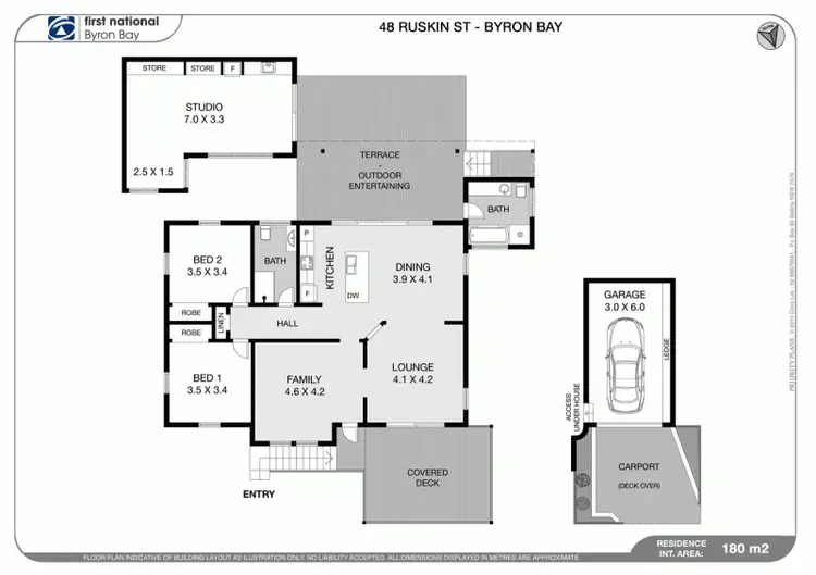 Floorplan of Homely house listing, 48 Ruskin Street, Byron Bay NSW 2481