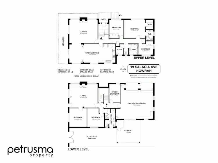Floorplan of Homely house listing, 19 Salacia Avenue, Howrah TAS 7018