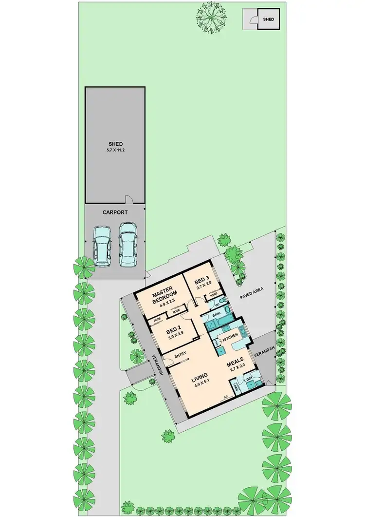 Floorplan of Homely house listing, 122 SUTHERLAND STREET, Kilmore VIC 3764