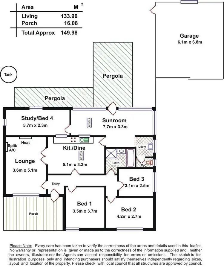Floorplan of Homely house listing, Address available on request