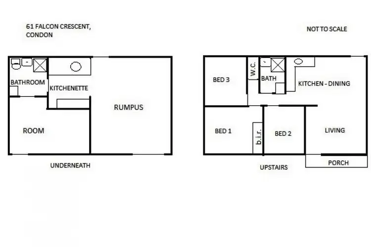 Floorplan of Homely house listing, 61 Falcon Crescent, Condon QLD 4815