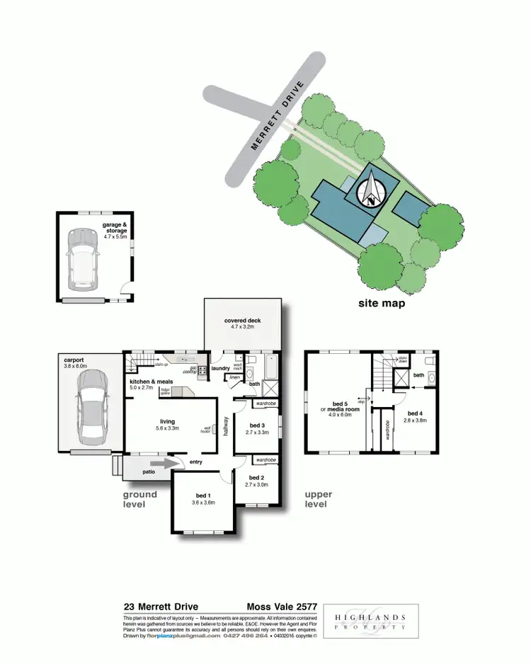 Floorplan of Homely house listing, 23 Merrett Drive, Moss Vale NSW 2577