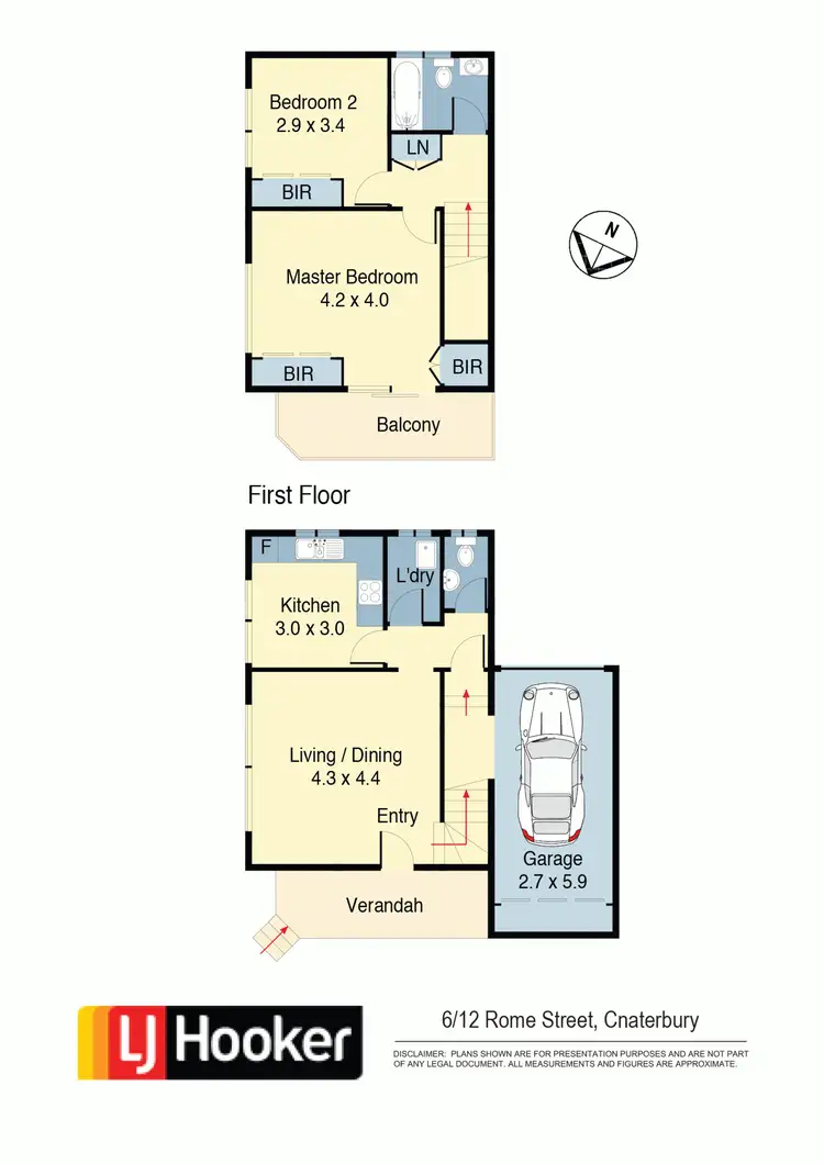 Floorplan of Homely apartment listing, 6/12 Rome Street, Canterbury NSW 2193