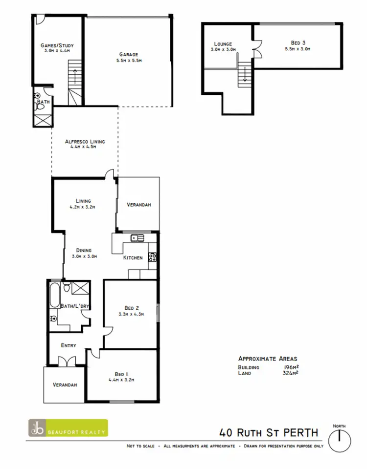 Floorplan of Homely house listing, 40 Ruth Street, Perth WA 6000