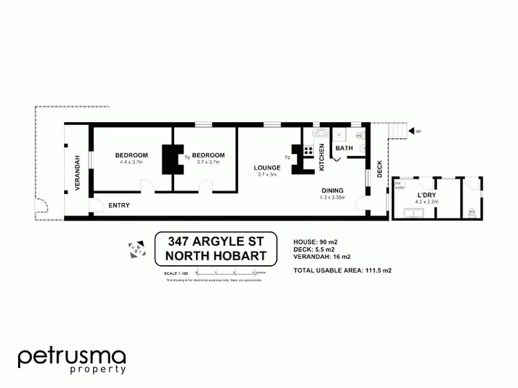 Floorplan of Homely house listing, 347 Argyle Street, North Hobart TAS 7000