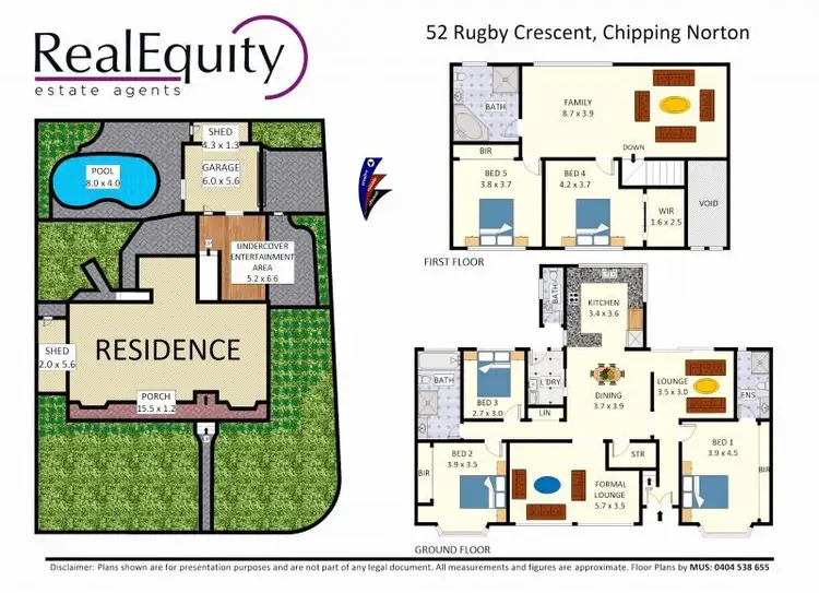Floorplan of Homely house listing, 52 Rugby Crescent, Chipping Norton NSW 2170