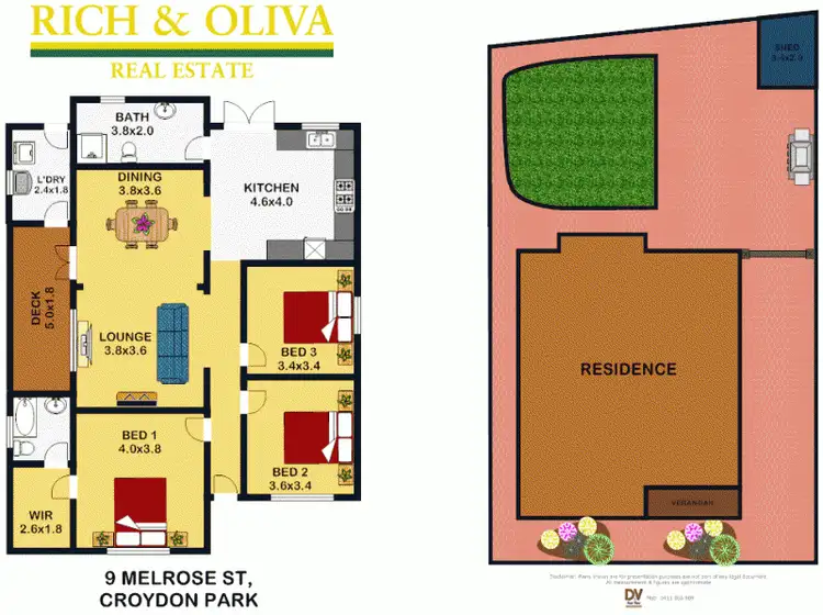 Floorplan of Homely house listing, 9 Melrose Street, Croydon Park NSW 2133