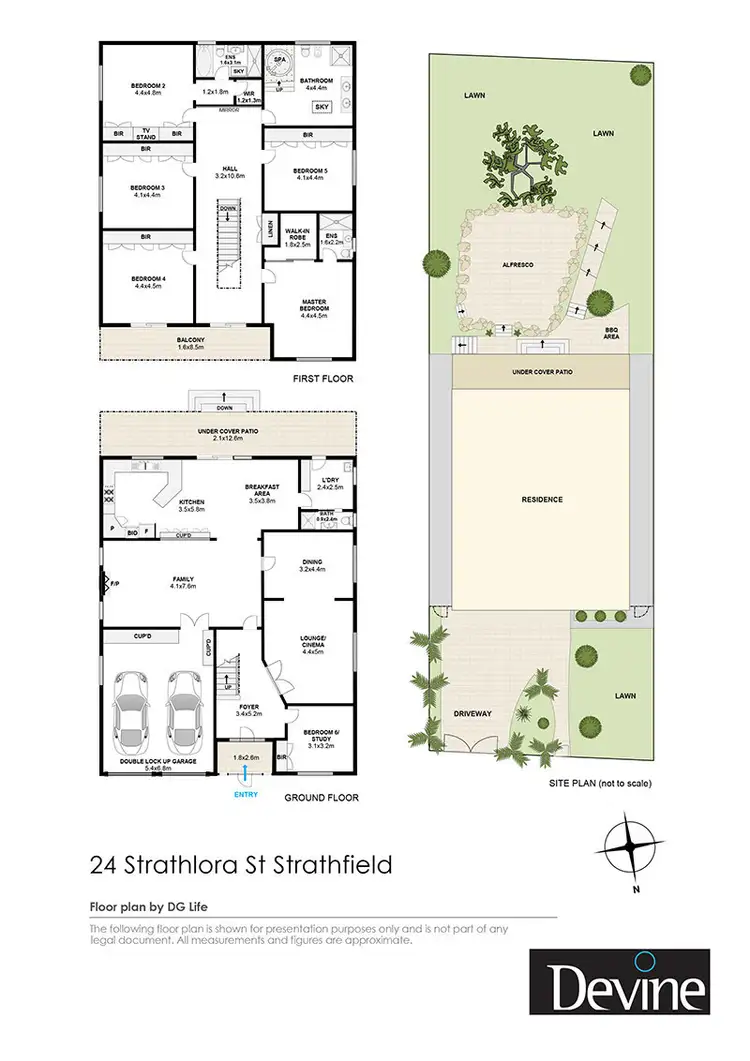 Floorplan of Homely house listing, 24 Strathlora Street, Strathfield NSW 2135