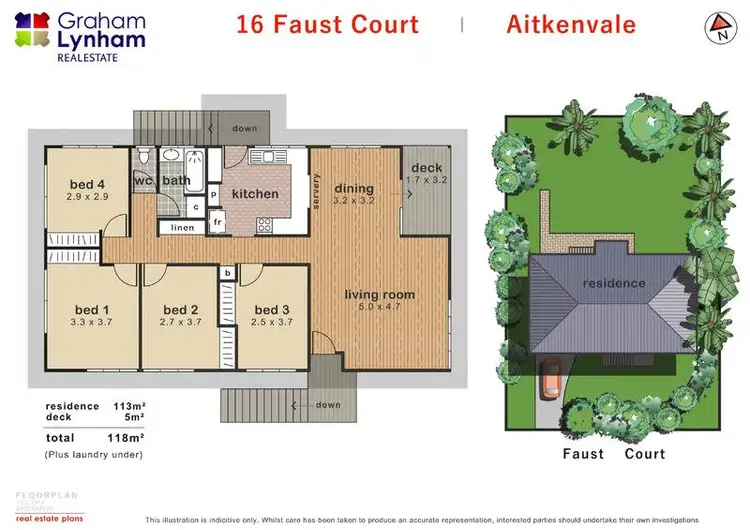 Floorplan of Homely house listing, 16 Faust Court, Aitkenvale QLD 4814