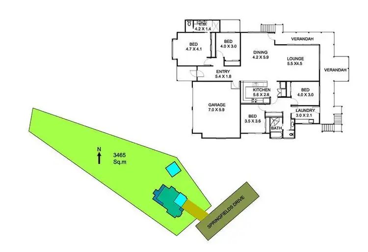 Floorplan of Homely house listing, 29 Springfields Drive, Greenhill NSW 2440