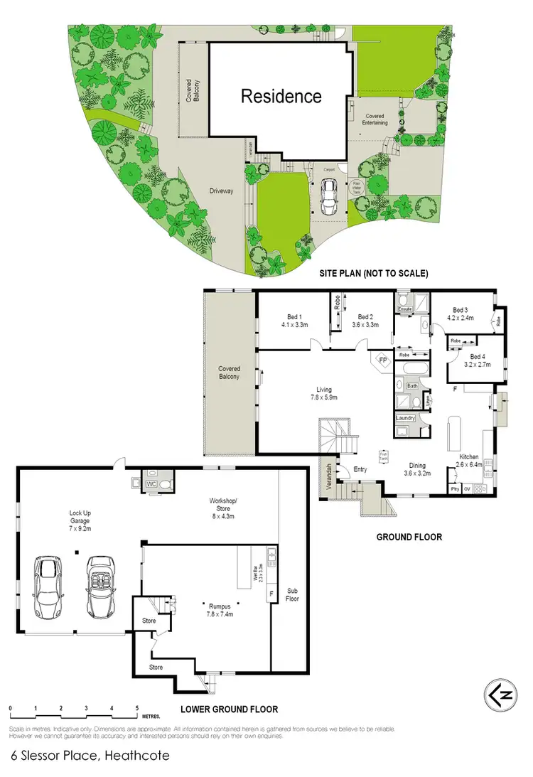 Floorplan of Homely house listing, 6 Slessor Place, Heathcote NSW 2233