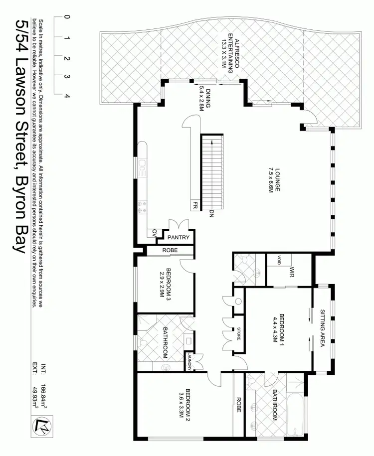 Floorplan of Homely unit listing, 5/54 Lawson Street, Byron Bay NSW 2481