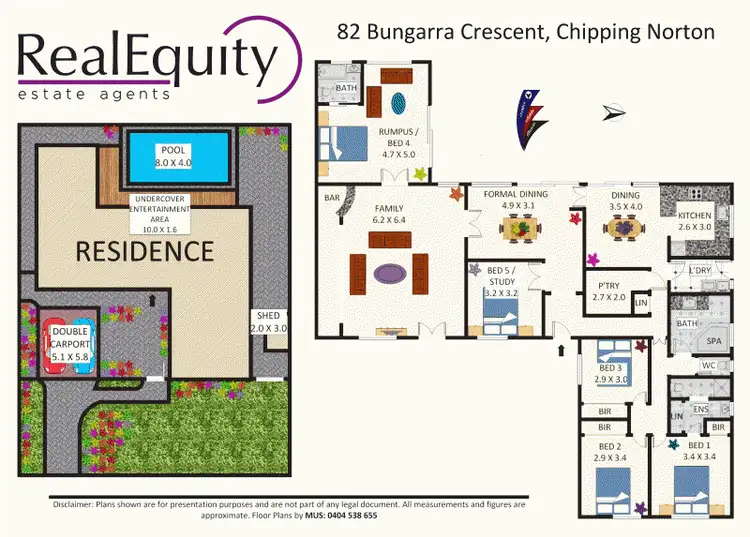 Floorplan of Homely house listing, 82 Bungarra Crescent, Chipping Norton NSW 2170