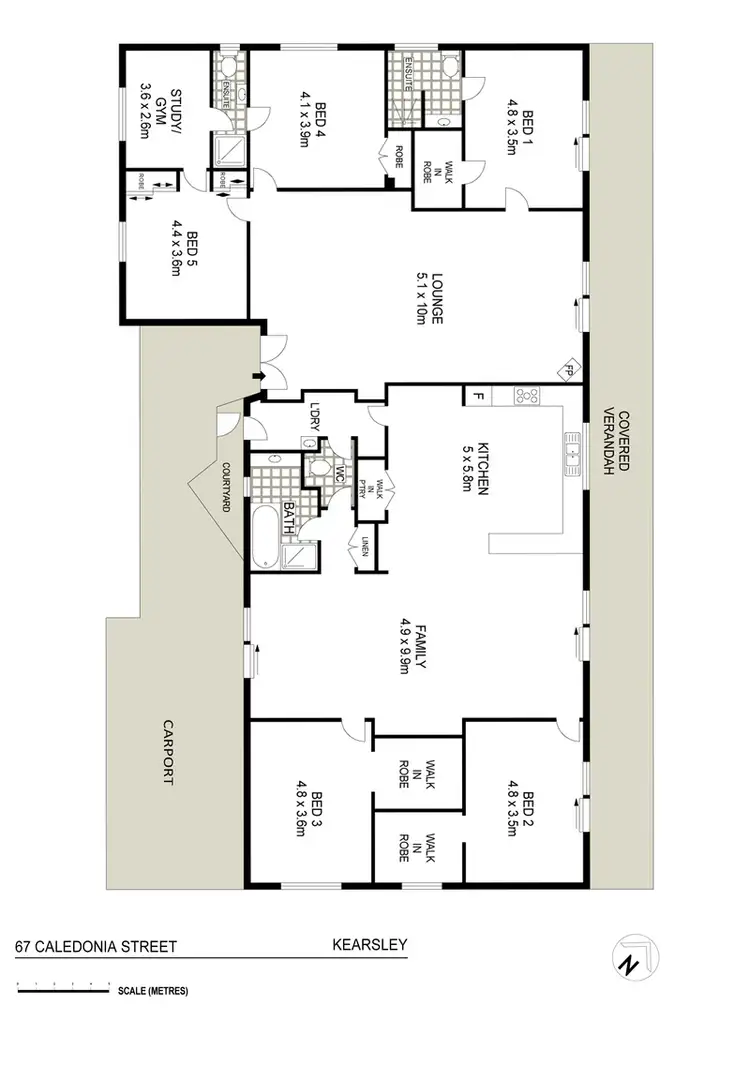 Floorplan of Homely house listing, 67 Caledonia Street, Kearsley NSW 2325