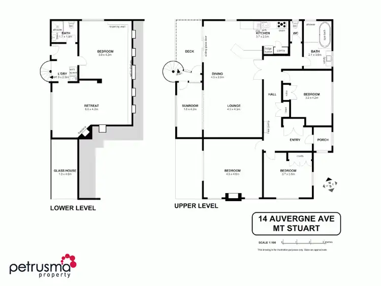 Floorplan of Homely house listing, 14 Auvergne Avenue, Mount Stuart TAS 7000