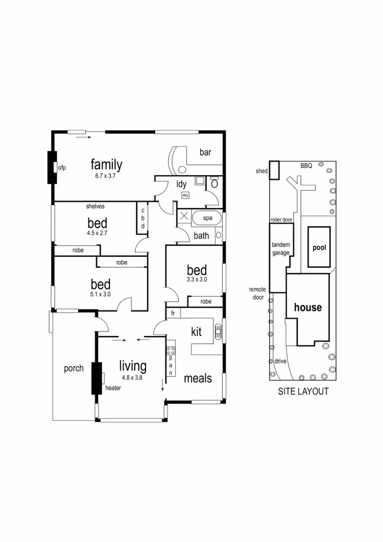 Floorplan of Homely house listing, 61 Purnell Street, Altona VIC 3018