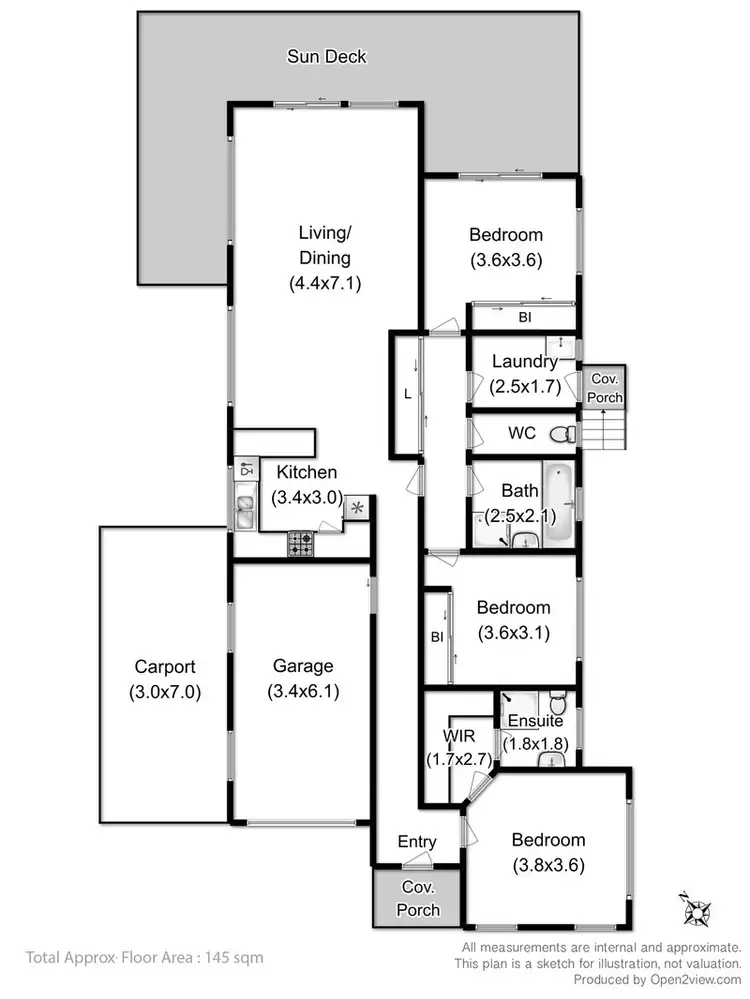 Floorplan of Homely house listing, 17 Rachel Lane, Ranelagh TAS 7109