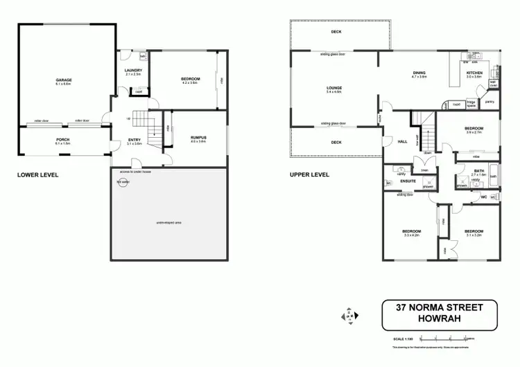 Floorplan of Homely house listing, 37 Norma Street, Howrah TAS 7018