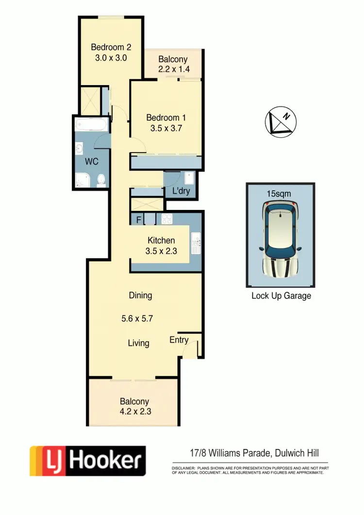 Floorplan of Homely apartment listing, 17/8 Williams Parade, Dulwich Hill NSW 2203