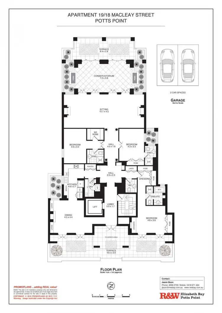Floorplan of Homely apartment listing, 19/18 Macleay Street, Potts Point NSW 2011