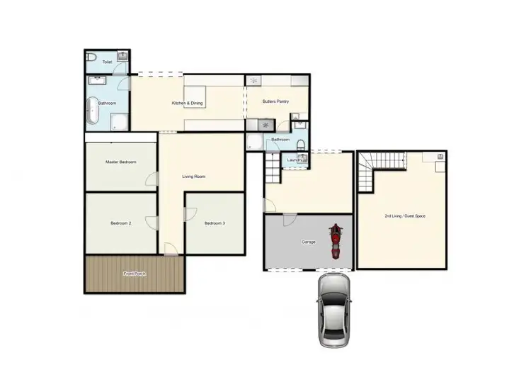 Floorplan of Homely house listing, 5 Victoria Street, Adamstown NSW 2289