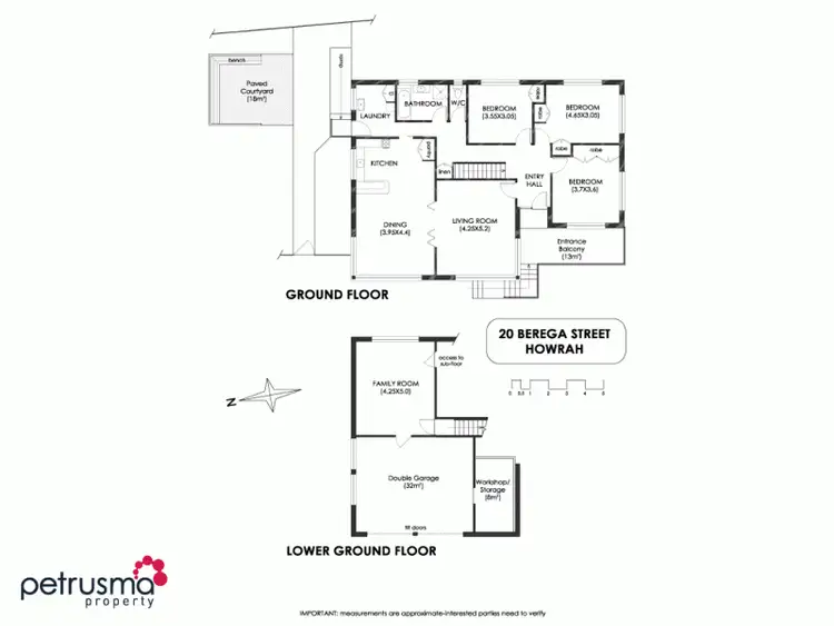 Floorplan of Homely house listing, 20 Berega Street, Howrah TAS 7018