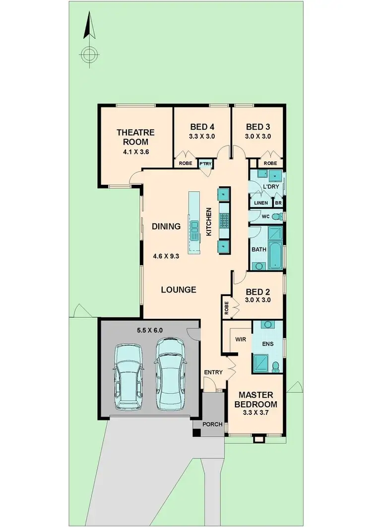 Floorplan of Homely house listing, 21 WATERGUM WAY, Wallan VIC 3756