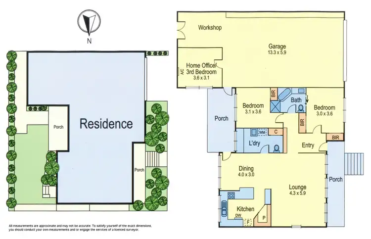 Floorplan of Homely house listing, 7 The Righi, Eaglemont VIC 3084