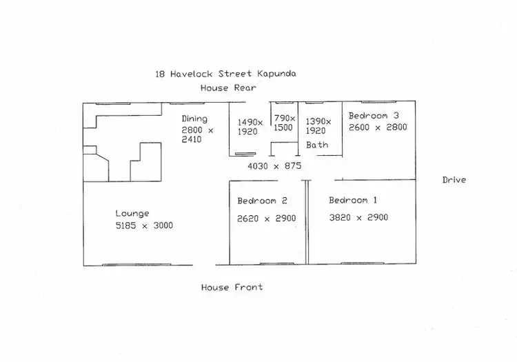 Floorplan of Homely house listing, 18 Havelock Street, Kapunda SA 5373