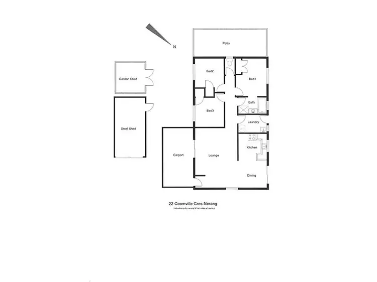 Floorplan of Homely house listing, 22 Coomville Crescent, Nerang QLD 4211