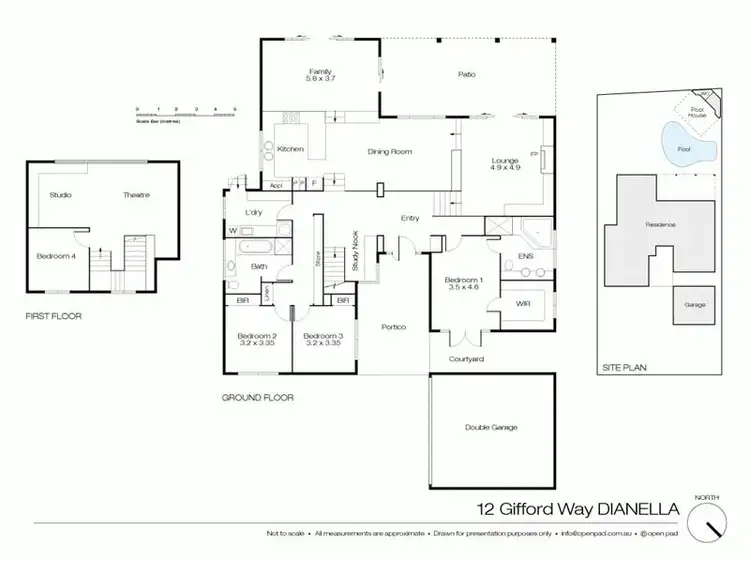 Floorplan of Homely house listing, 12 Gifford Way, Dianella WA 6059