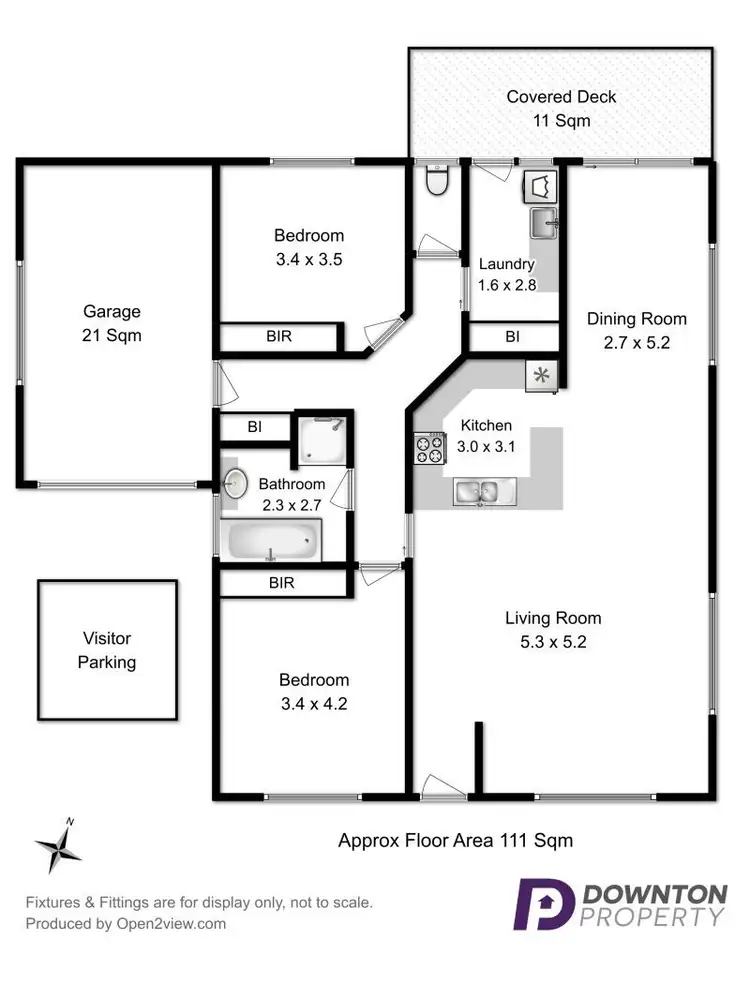 Floorplan of Homely villa listing, 4/40 Jacques Road, Granton TAS 7030