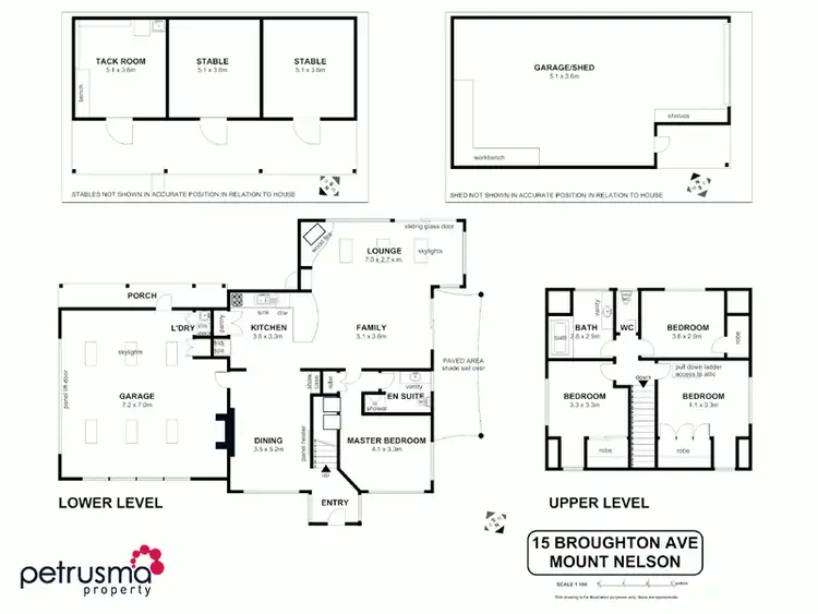 Floorplan of Homely house listing, 15 Broughton Avenue, Mount Nelson TAS 7007
