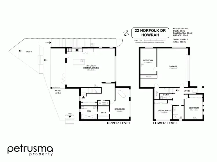 Floorplan of Homely house listing, 22 Norfolk Drive, Howrah TAS 7018