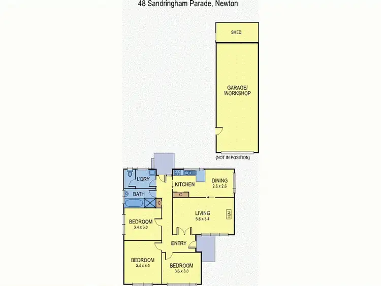 Floorplan of Homely house listing, 48 Sandringham Parade, Newtown VIC 3220