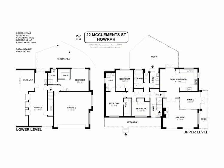 Floorplan of Homely house listing, 22 McClements Street, Howrah TAS 7018