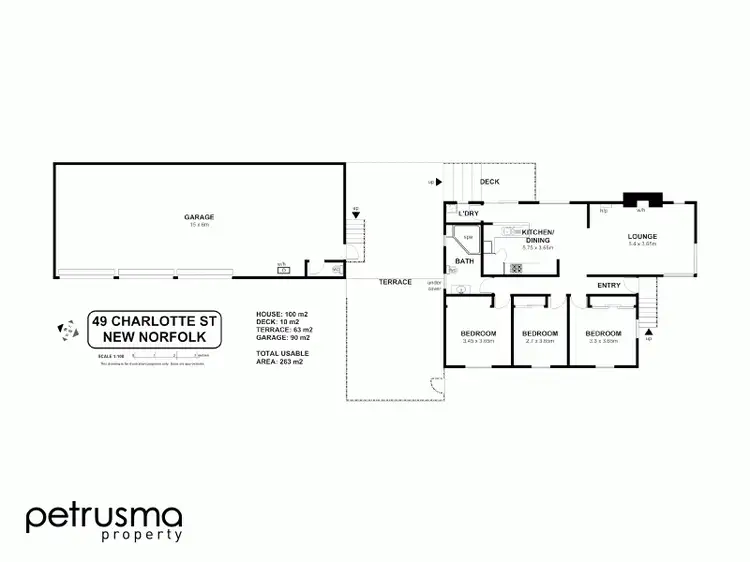 Floorplan of Homely house listing, 49 Charlotte Street, New Norfolk TAS 7140