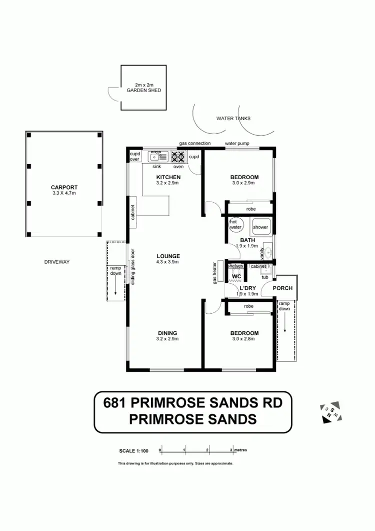 Floorplan of Homely house listing, 681 Primrose Sands Road, Primrose Sands TAS 7173