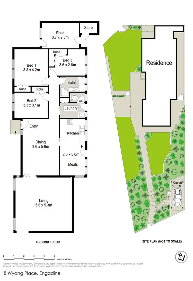 Floorplan of Homely house listing, 8 Wyang Place, Engadine NSW 2233