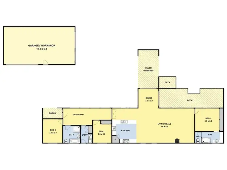 Floorplan of Homely house listing, 120 Harvey Street, Anglesea VIC 3230
