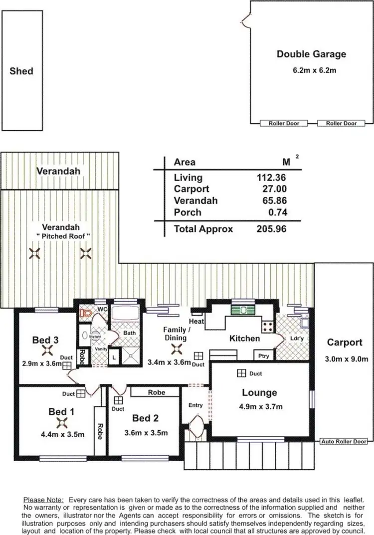 Floorplan of Homely house listing, Address available on request