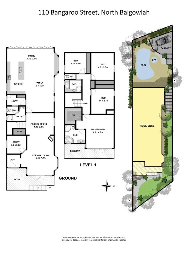 Floorplan of Homely house listing, 110 Bangaroo Street, North Balgowlah NSW 2093