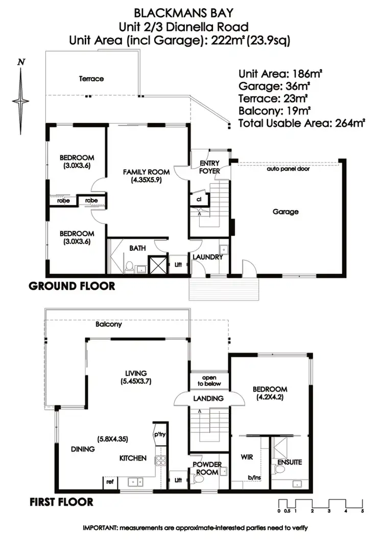Floorplan of Homely townhouse listing, a/3 Dianella Drive, Blackmans Bay TAS 7052